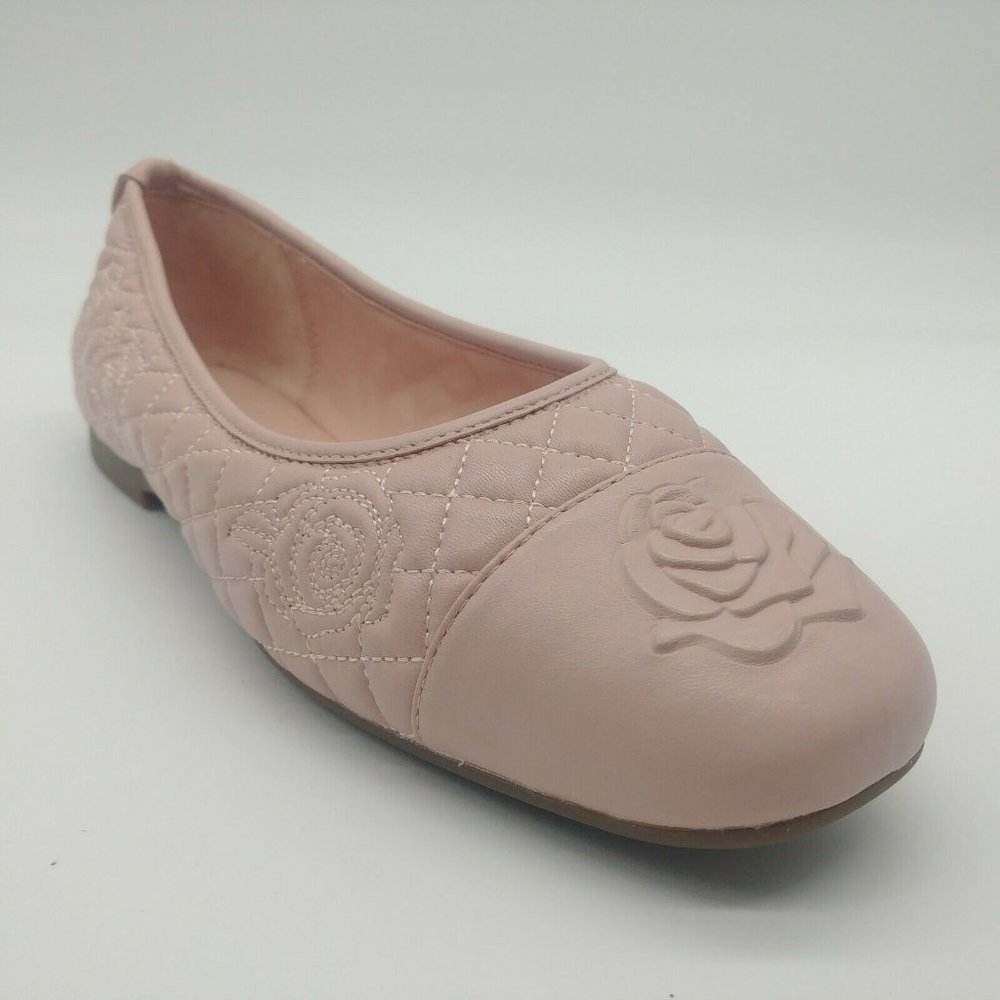 Taryn Rose Womans Blush Ballet Flats Quilted NEW - Picture 2 of 7